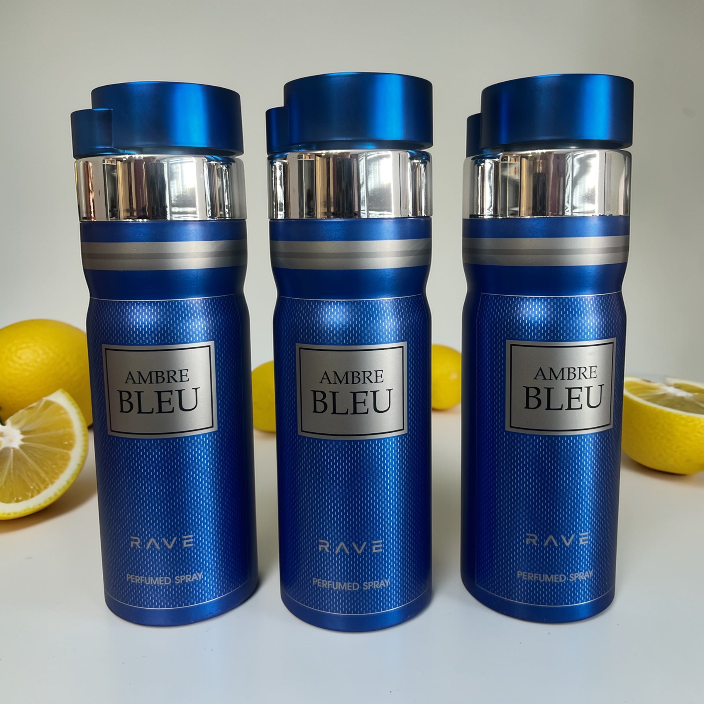 Lattafa Ambre Bleu Deodorant 3 x 200 ml