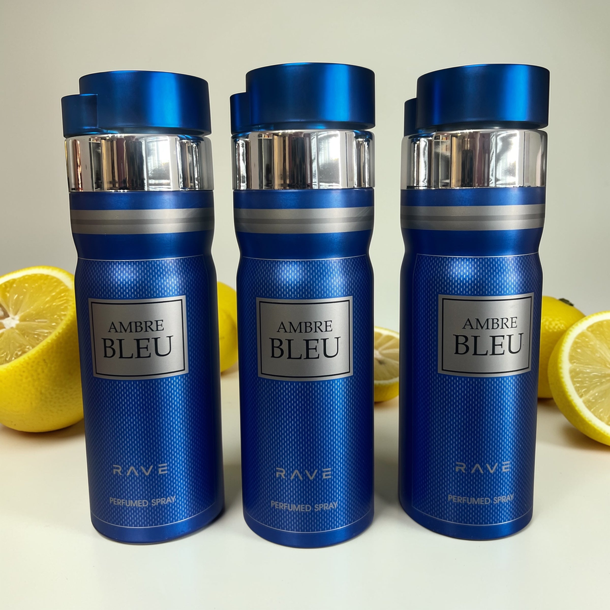 Lattafa Ambre Bleu Deodorant 3 x 200 ml