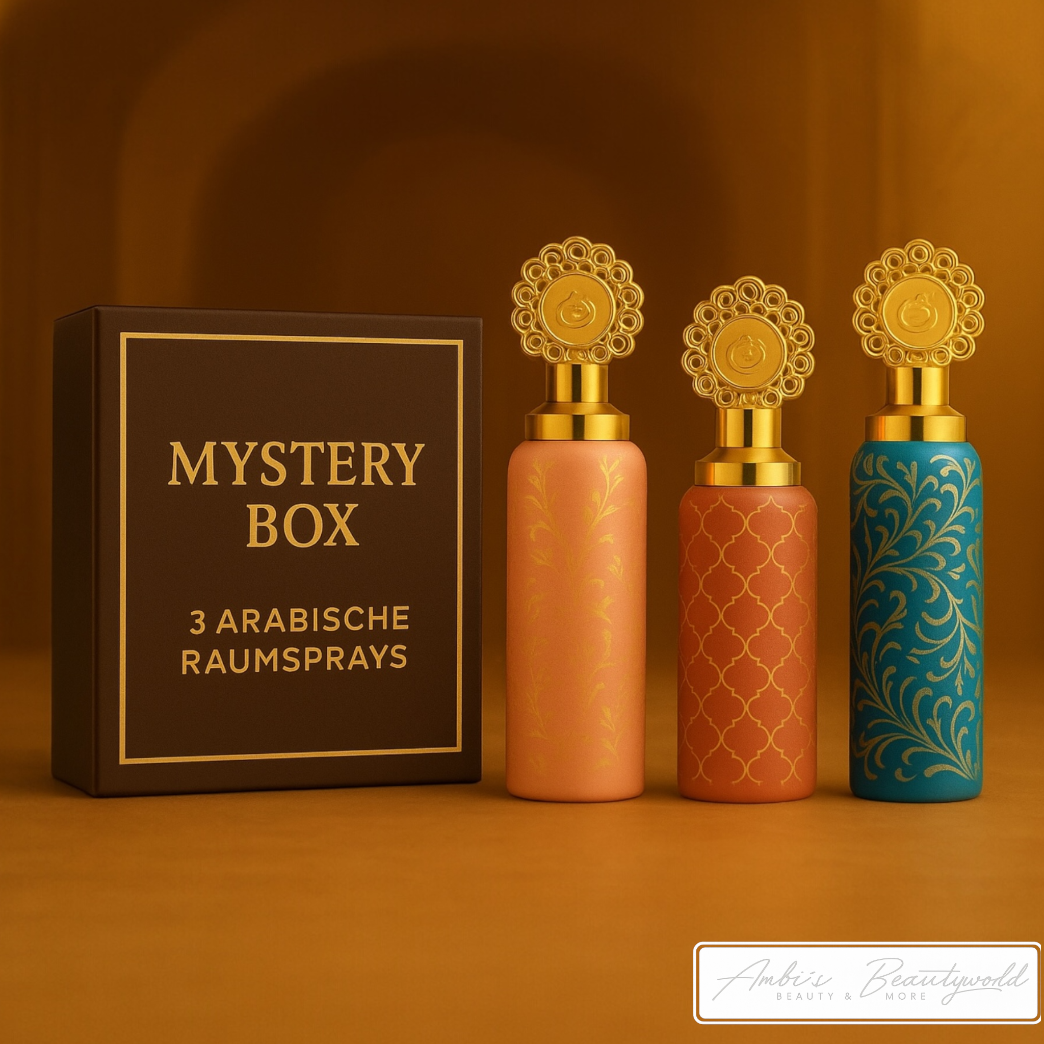 🕌 Mystery Box – 3 Arabische Raumsprays (je 300 ml) 🌟