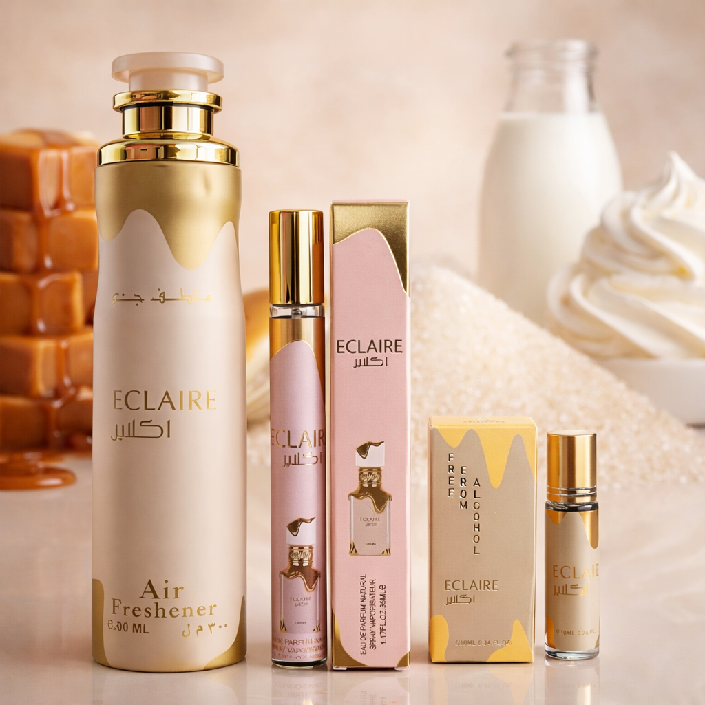 🍰 Eclaire DREIER-BUNDLE – Süßer Duft für Zuhause & unterwegs 🍦