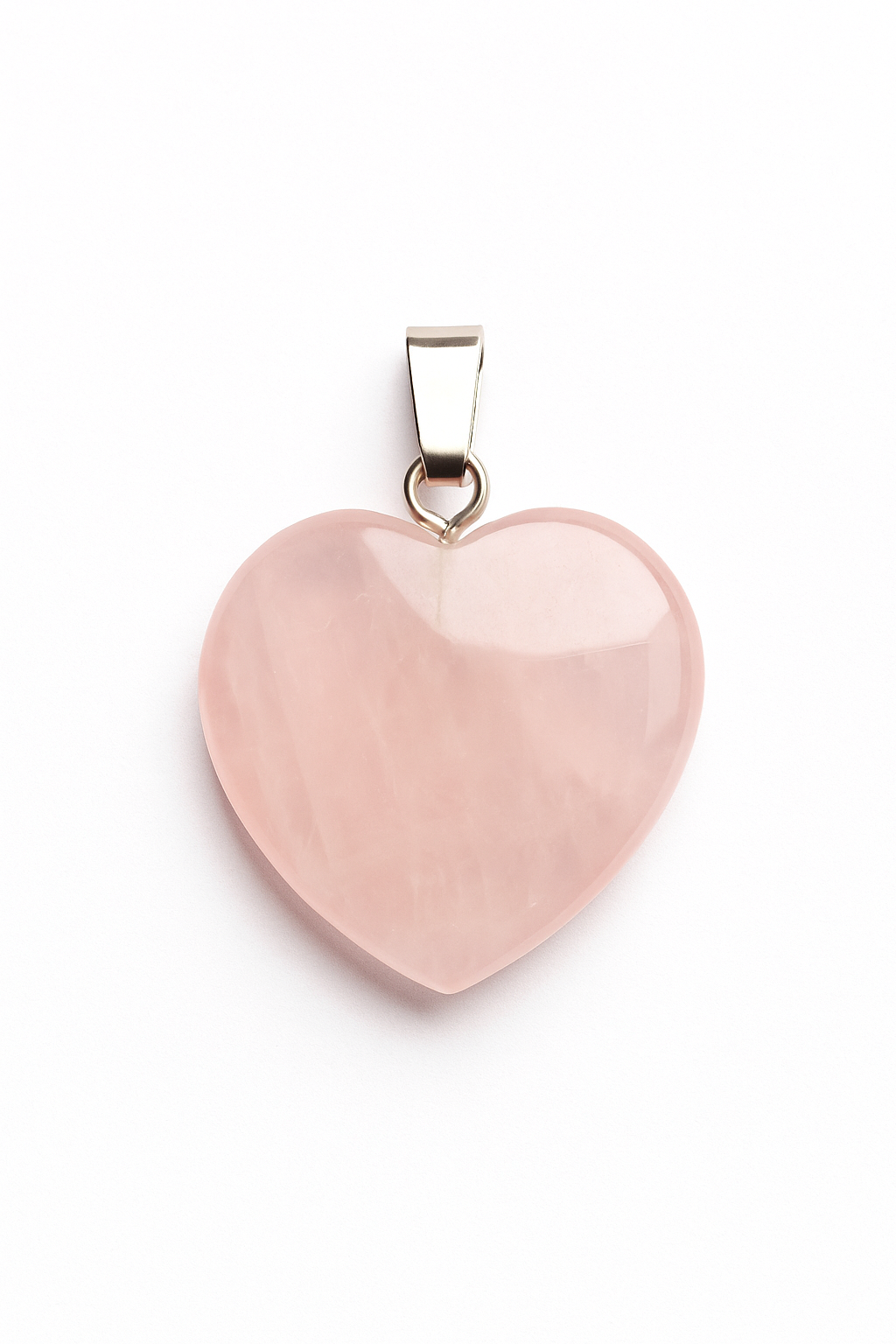 Rosenquarz Herz Anhänger ♥️