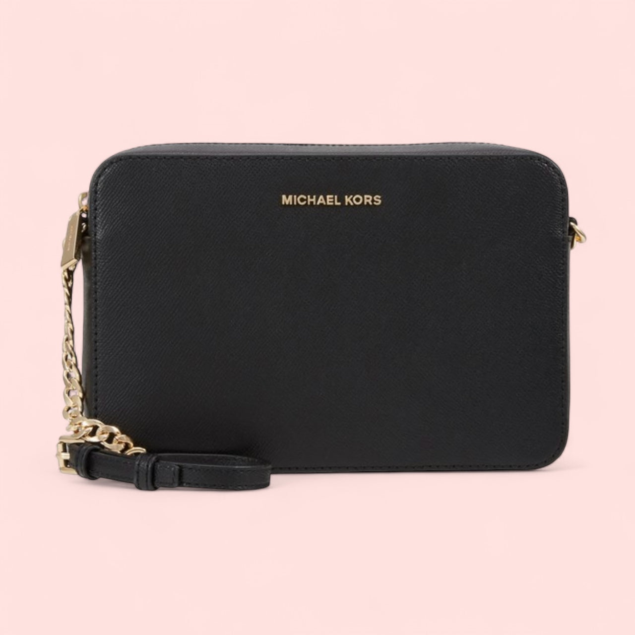 Michael Kors Jet Set Travel Crossbody Umhängetasche schwarz