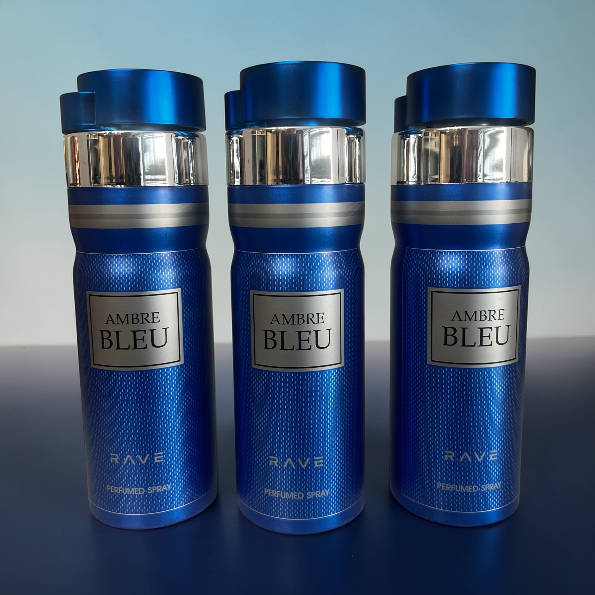 Lattafa Ambre Bleu Deodorant 3 x 200 ml